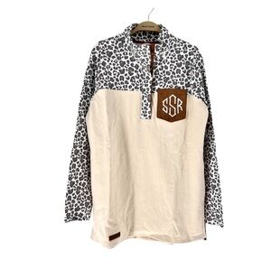 Marleylilly Women's Monogrammed Popover Sweater with Initials SSR - S